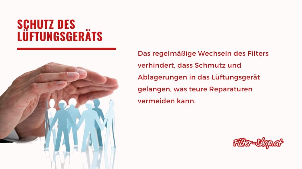 Weniger Probleme beim Lüftungsgerät durch neue Filter